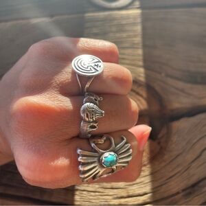 Sterling Silver Native American Ring